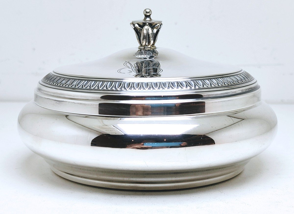 Belgian Royal Cipher Candy Box In Solid Silver -photo-3