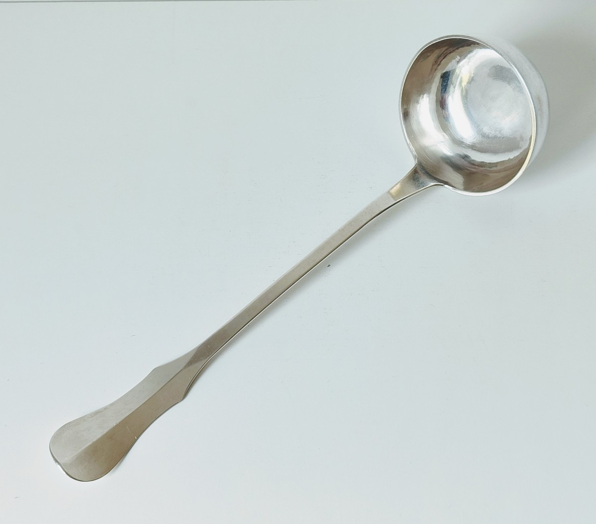 18th Century Antwerp Solid Silver Ladle