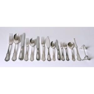 Wiskemann Silver Plated Cutlery Set Regence Model 186 Pieces