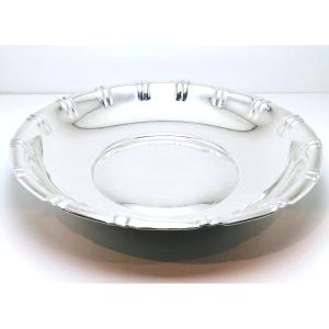 Large Art Deco Bowl In Solid Silver Wolfers 