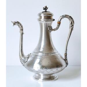 Solid Silver Coffee Pot 