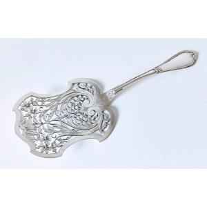 Solid Silver Asparagus Server 