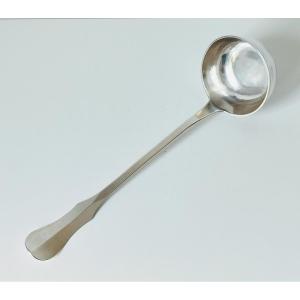 18th Century Antwerp Solid Silver Ladle