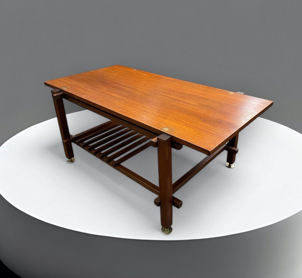 Teak Coffee Table - Italy 1960-photo-2