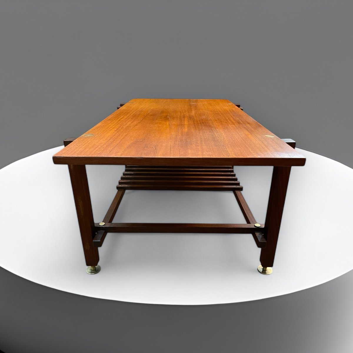 Teak Coffee Table - Italy 1960-photo-3