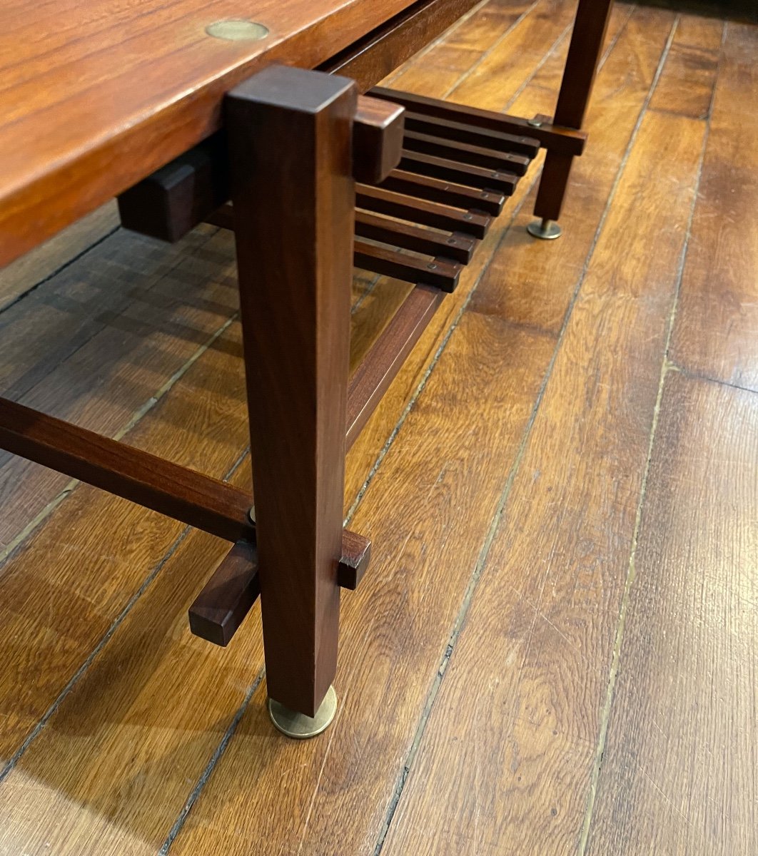 Teak Coffee Table - Italy 1960-photo-6