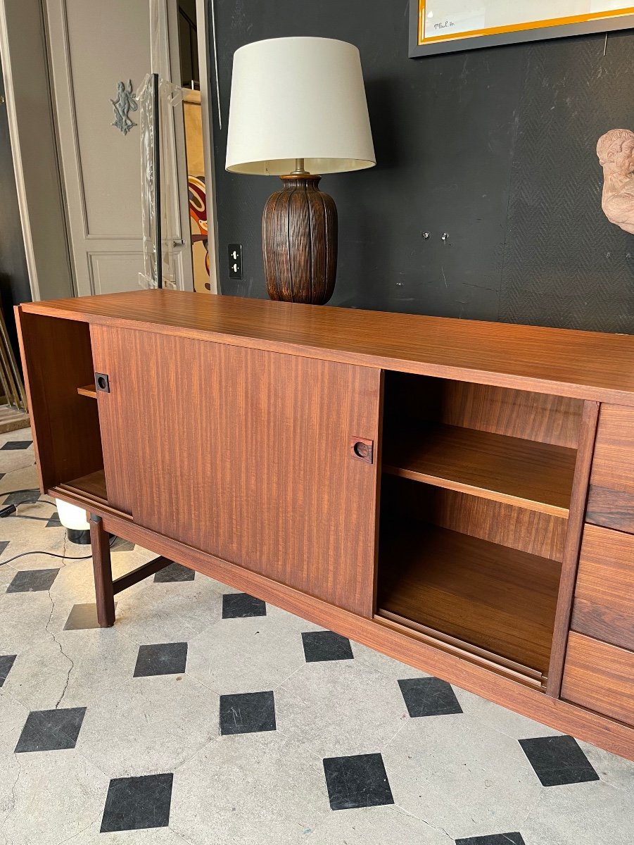 Large Sideboard - Teak Buffet - Italy By Barovero 1960-photo-1