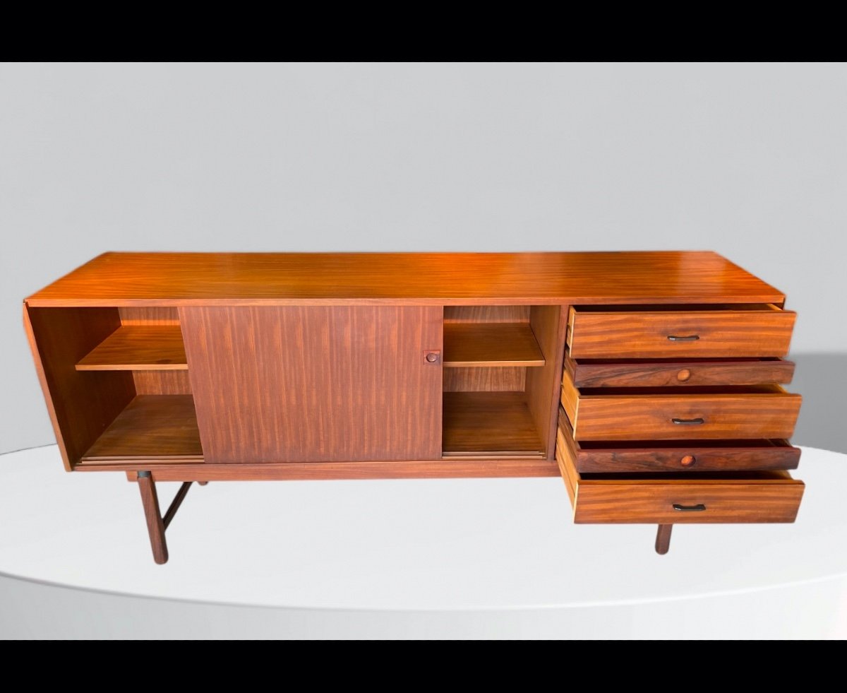 Large Sideboard - Teak Buffet - Italy By Barovero 1960