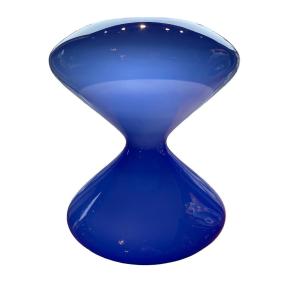 Vase en verre Bleu - Barovier & Toso Murano - Italie XXe 