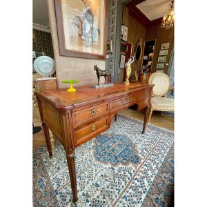 19th Century Mahogany Bureau Plat