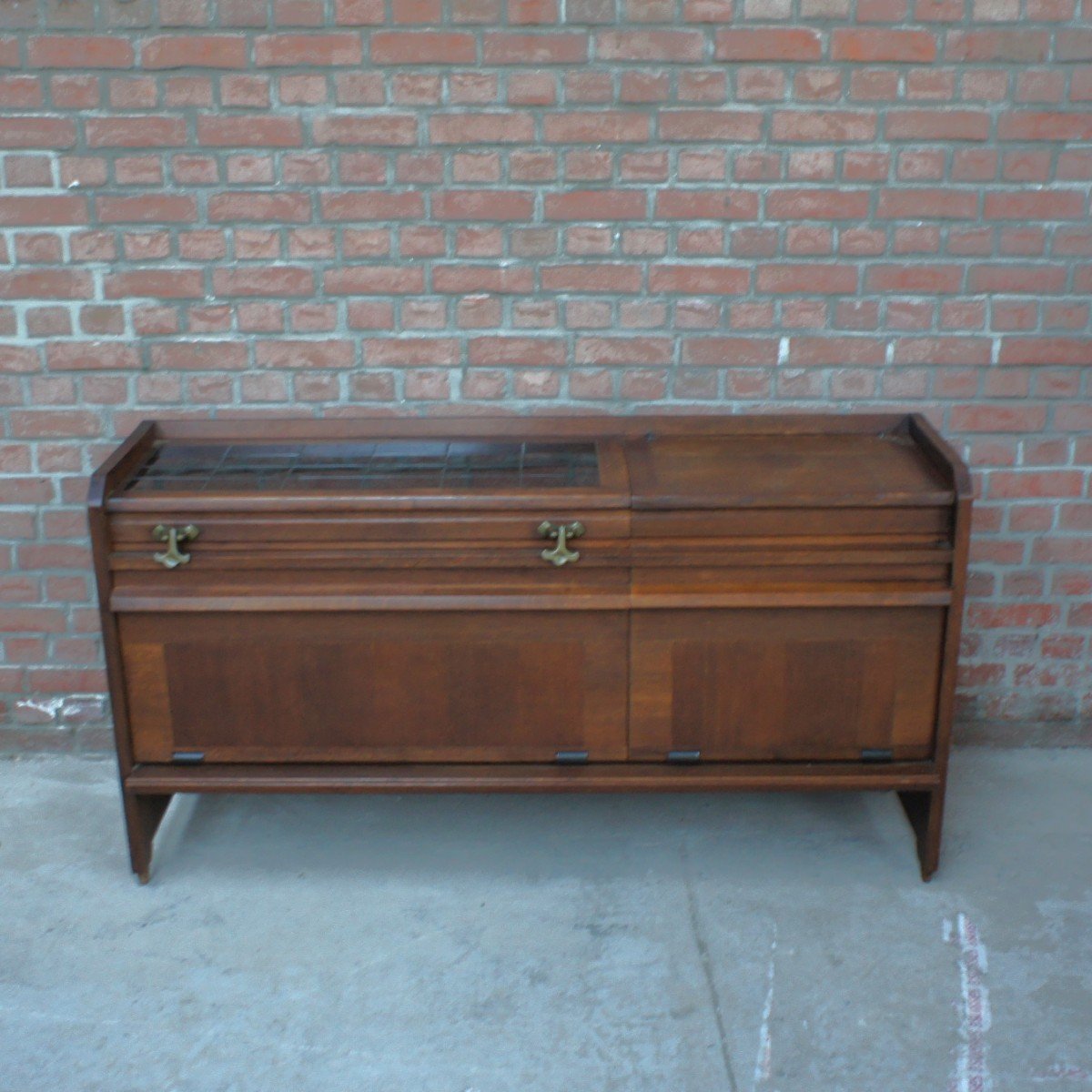 Buffet In Solid Oak, Guillerme And Chambron-photo-4