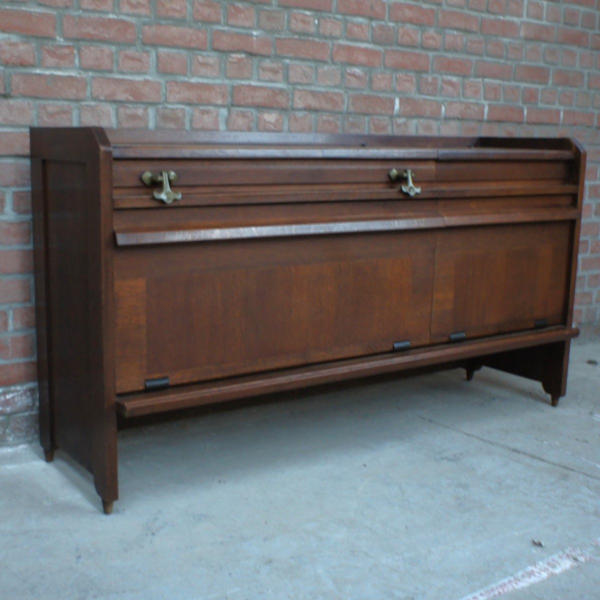 Buffet In Solid Oak, Guillerme And Chambron-photo-2