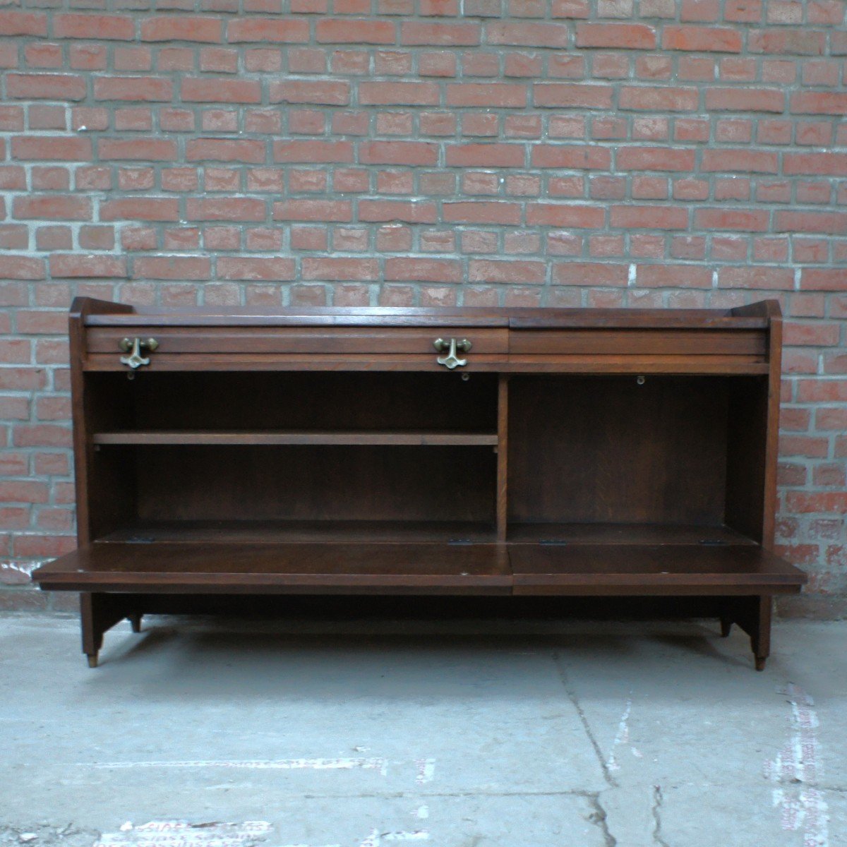 Buffet In Solid Oak, Guillerme And Chambron-photo-1