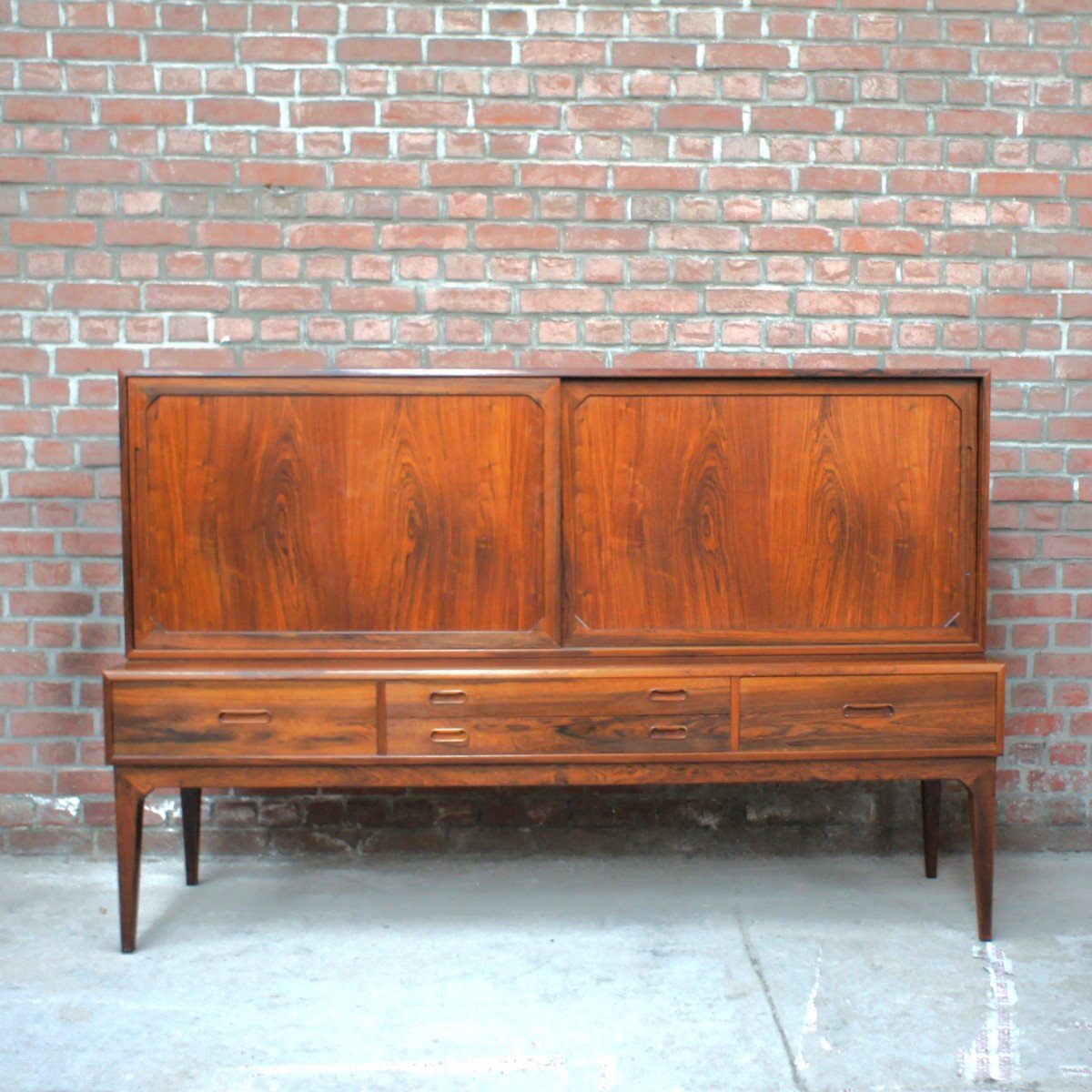 Scandinavian Credenza In Rio Rosewood, Severin Hansen