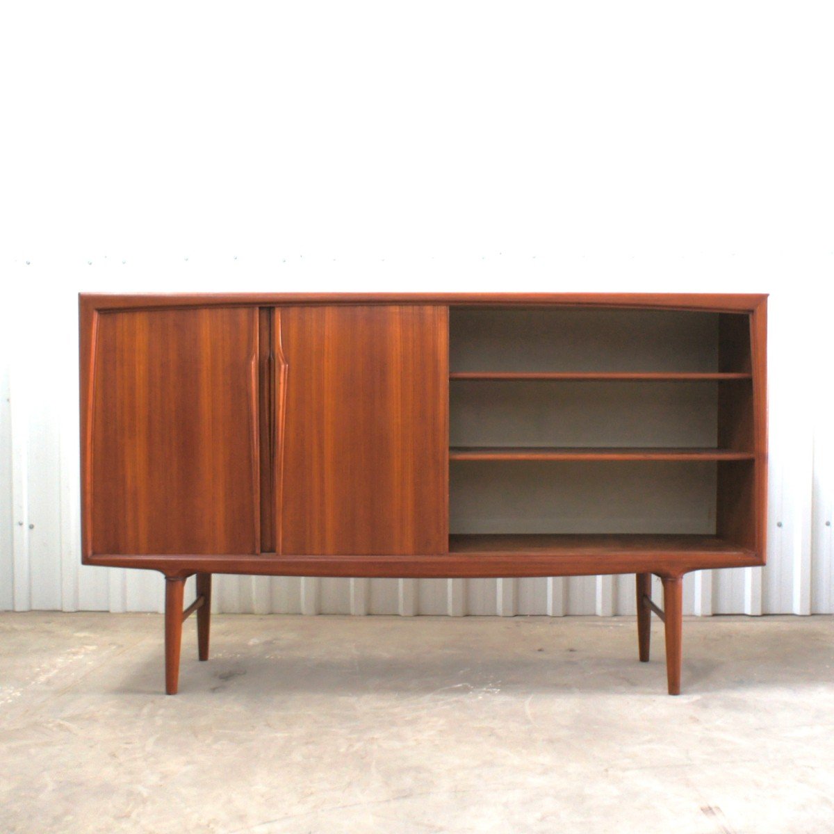 Vintage Scandinavian Teak Sideboard, Axel Christensen.-photo-3