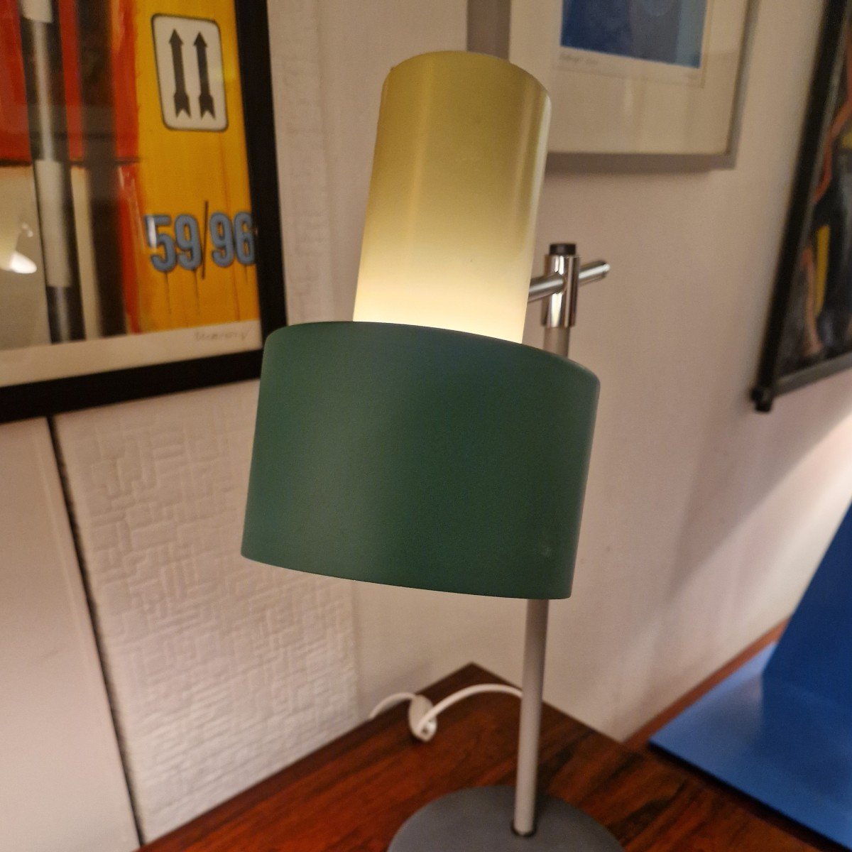 Lampe De Bureau Vintage, Modèle Lento, Jo Hammerborg-photo-3