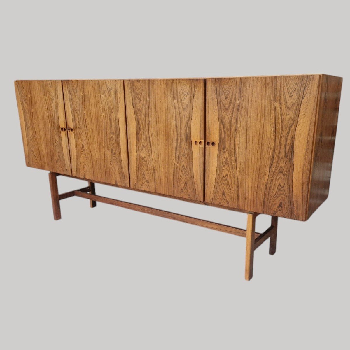 Vintage Scandinavian Sideboard In Rosewood Dlg Arne Vodder-photo-2