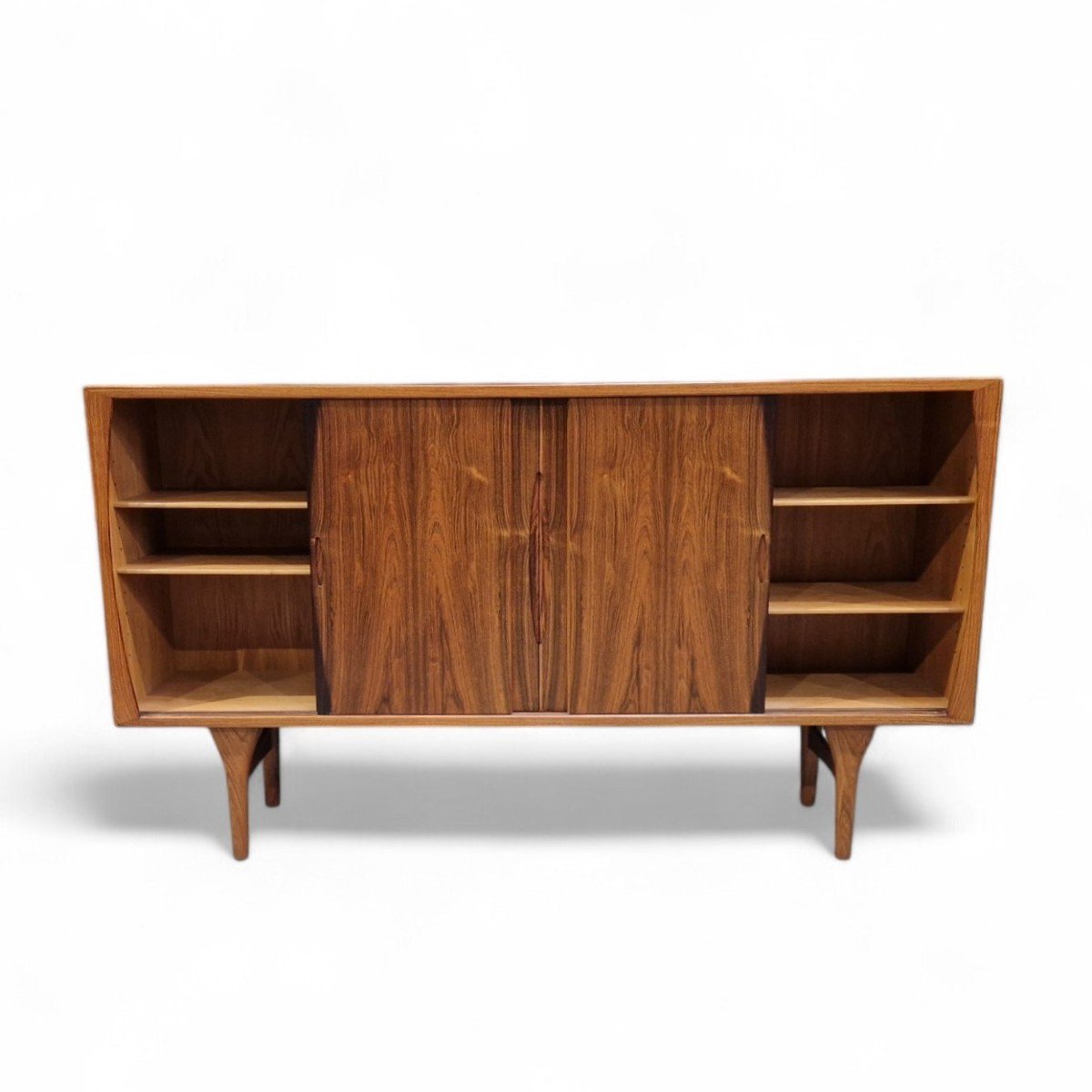 Enfilade Vintage Scandinave En Palissandre De Rio, Henning Kjaernulf-photo-4