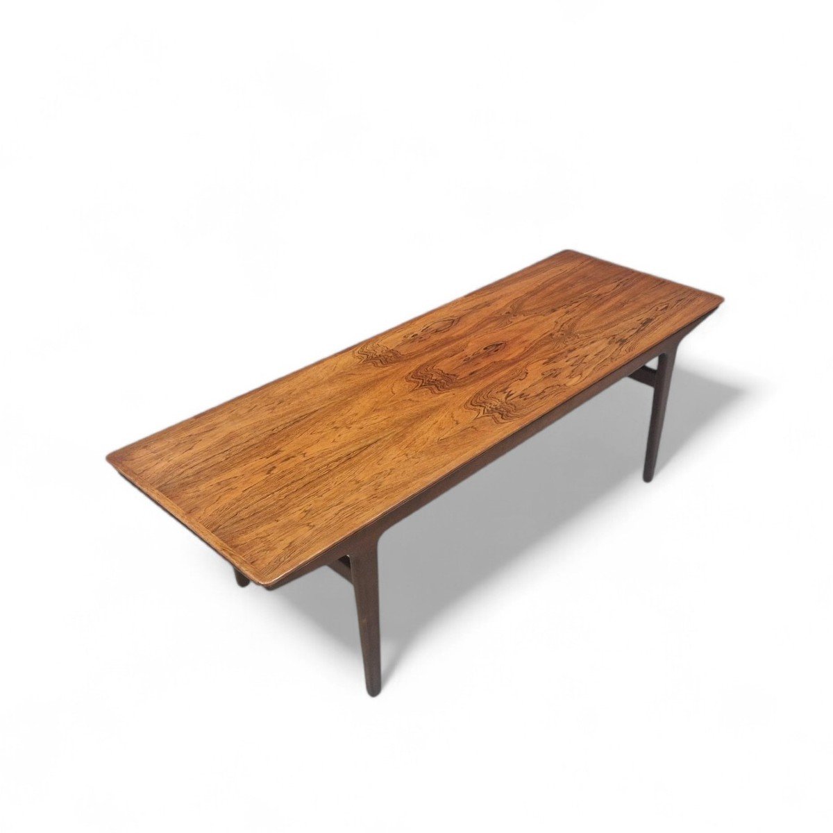 Vintage Scandinavian Rosewood Coffee Table, Johannes Andersen-photo-4