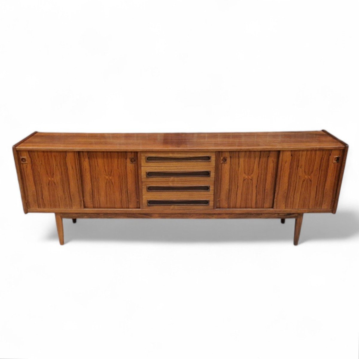 Vintage Scandinavian Rosewood Sideboard, Johannès Andersen-photo-2