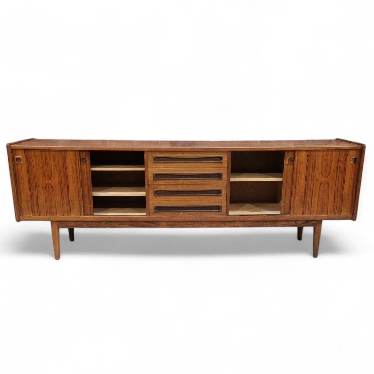 Vintage Scandinavian Rosewood Sideboard, Johannès Andersen-photo-1