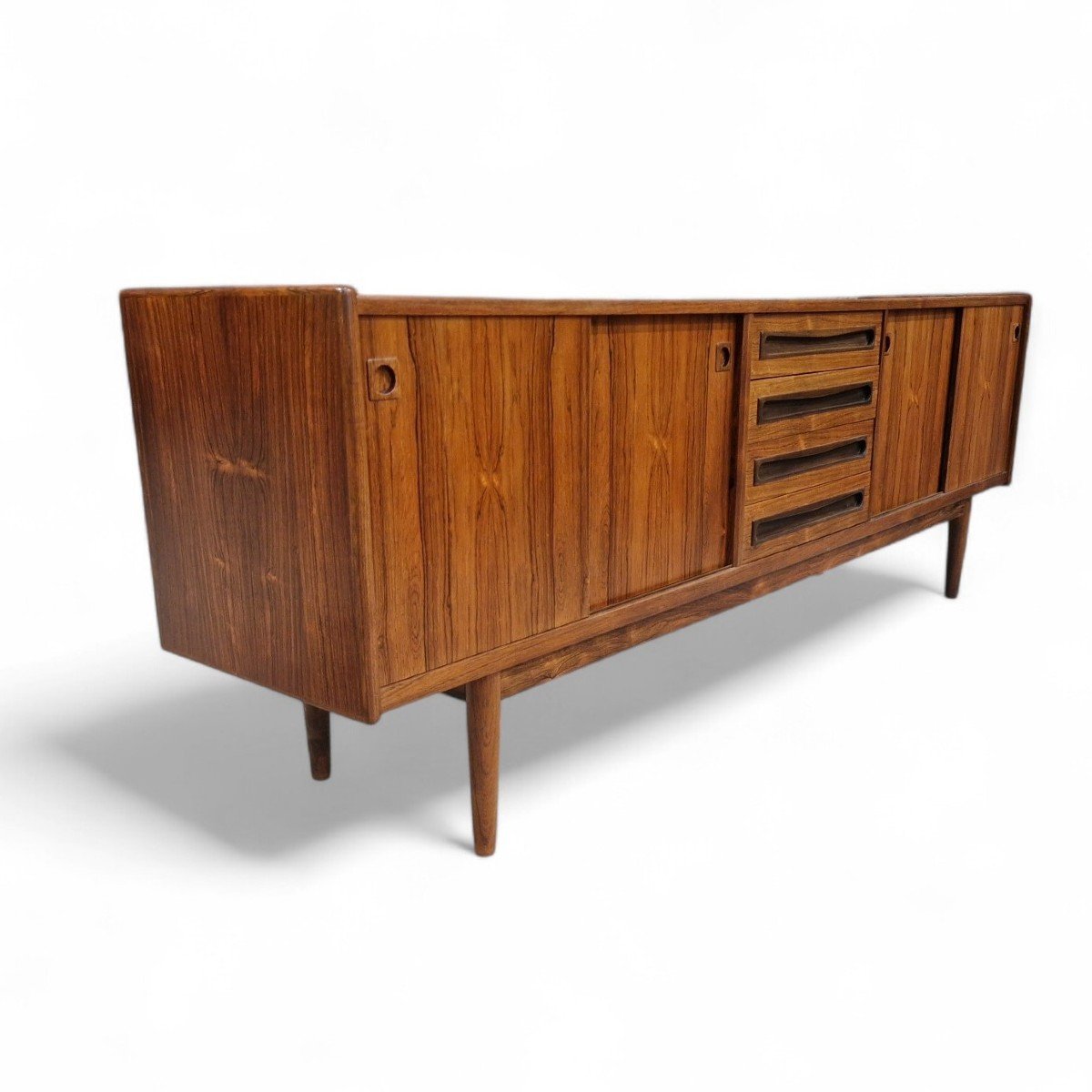 Vintage Scandinavian Rosewood Sideboard, Johannès Andersen-photo-2