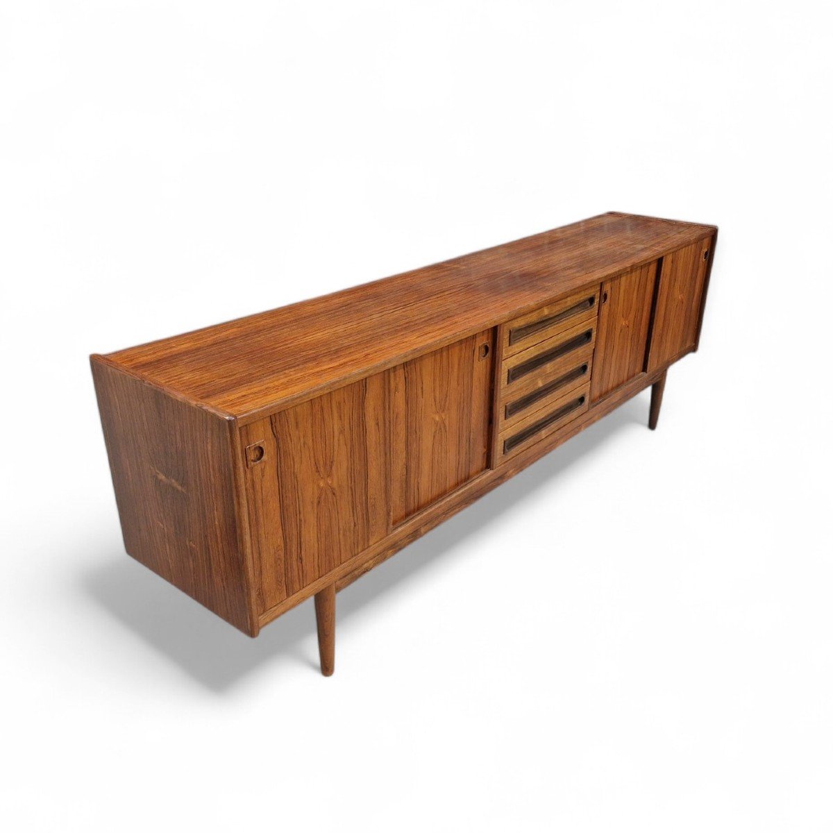 Vintage Scandinavian Rosewood Sideboard, Johannès Andersen-photo-3