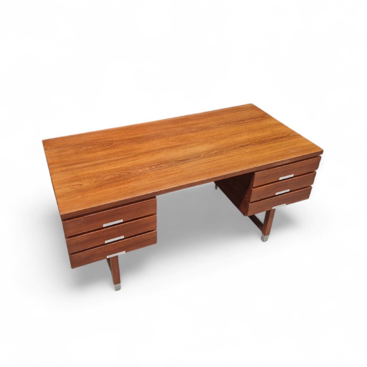 Proantic Bureau De Direction Scandinave En Teck Elgil Pedersen