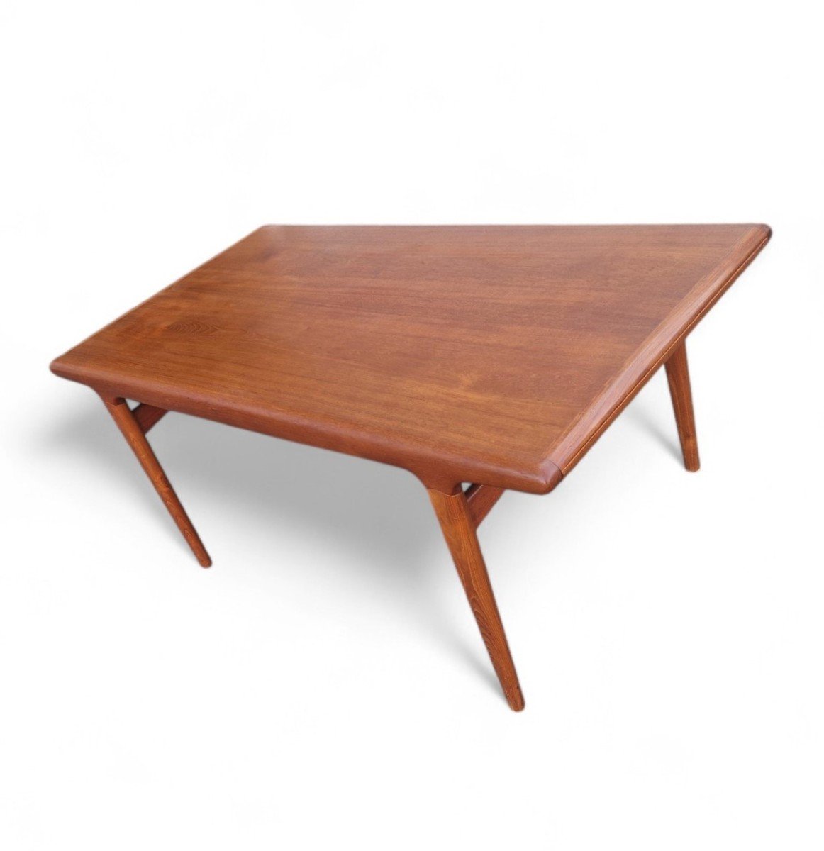 Très Grande Table à Manger Vintage Scandinave En Teck, Johannès Andersen