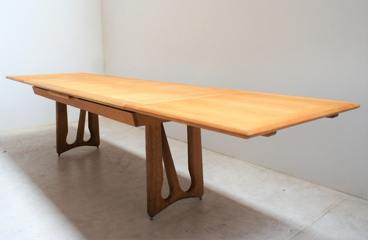 Italian Table In Golden Oak, Guillerme Et Chambron-photo-3