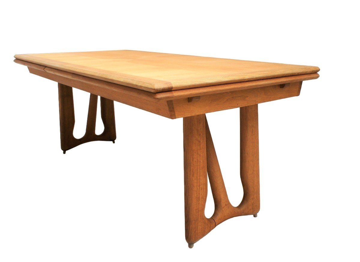 Italian Table In Golden Oak, Guillerme Et Chambron