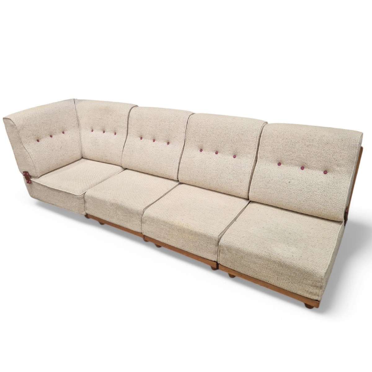 Modular Sofa Composed Of 4 Chairs Elmyre, Guillerme And Chambron