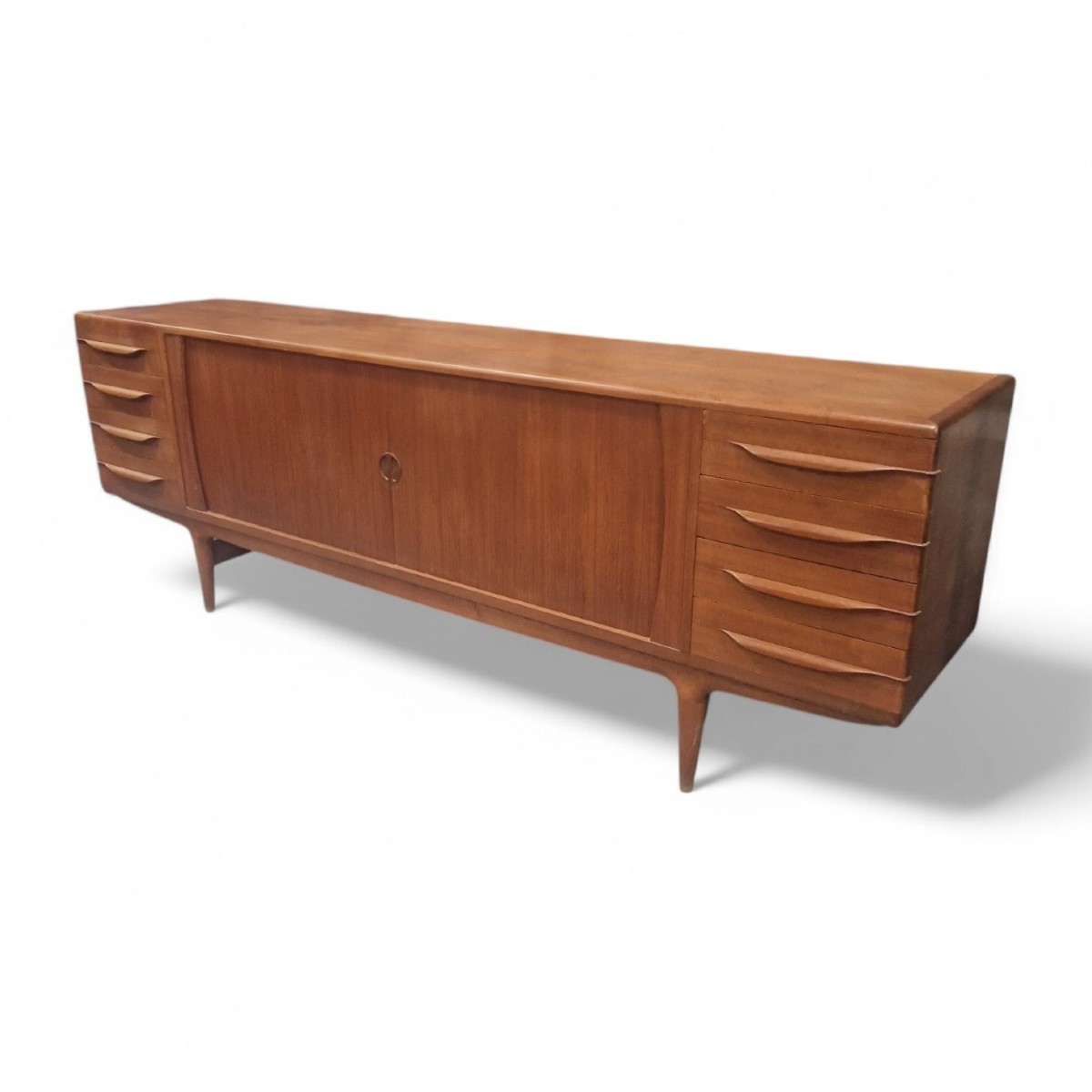 Vintage Scandinavian Teak Sideboard, Johannès Andersen-photo-3