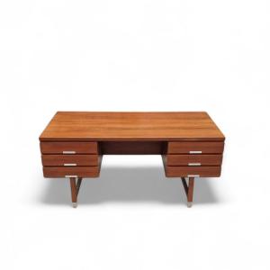 Scandinavian Teak Executive Desk, Elgil Pedersen