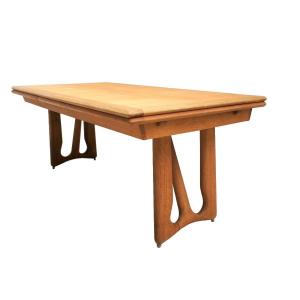 Italian Table In Golden Oak, Guillerme Et Chambron