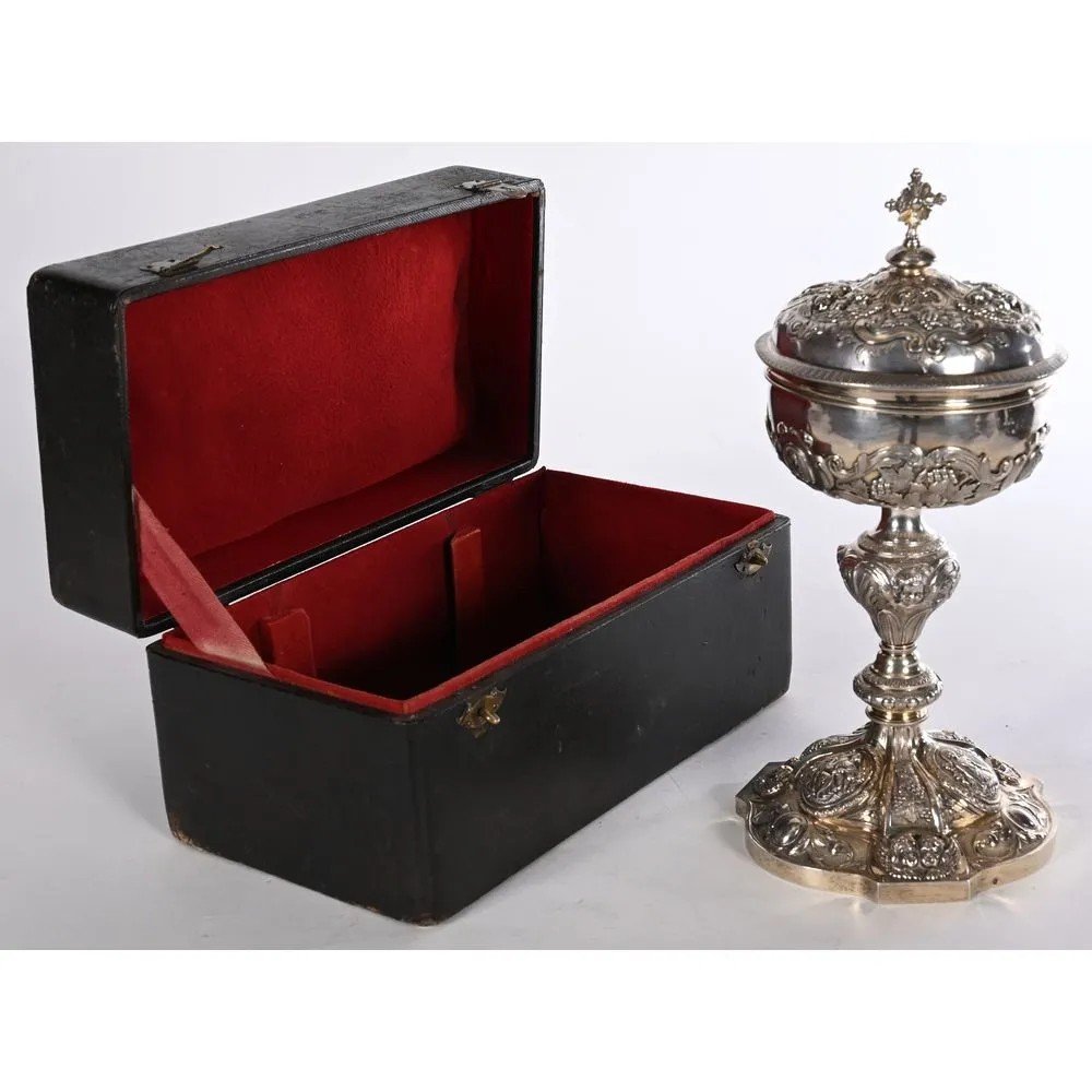 Spectacular Ciborium Ep Late 19th Century-photo-2