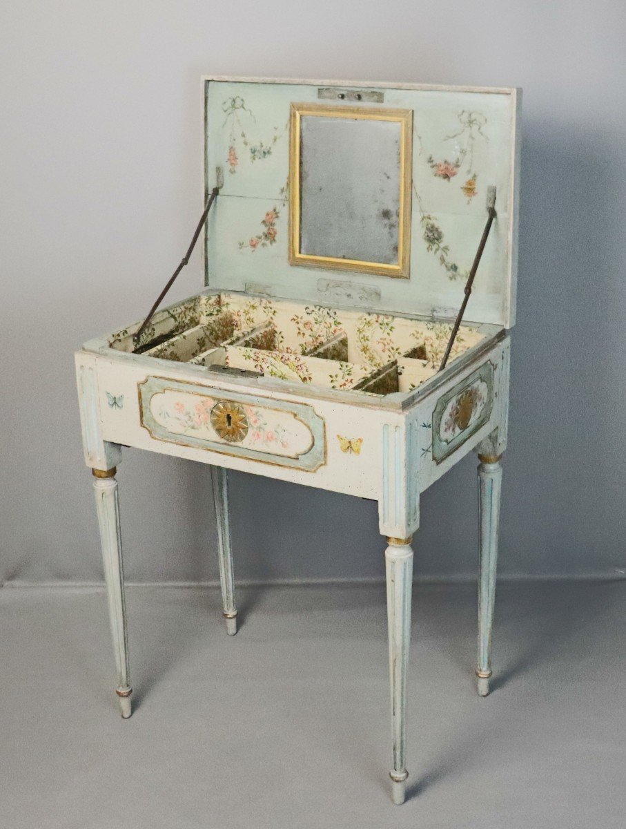 Louis XVI Period Dressing Table-photo-5