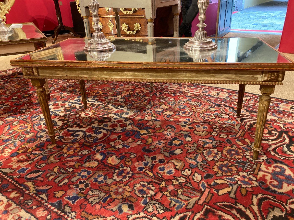 Pair Of Louis XVI Style Wooden Coffee Tables