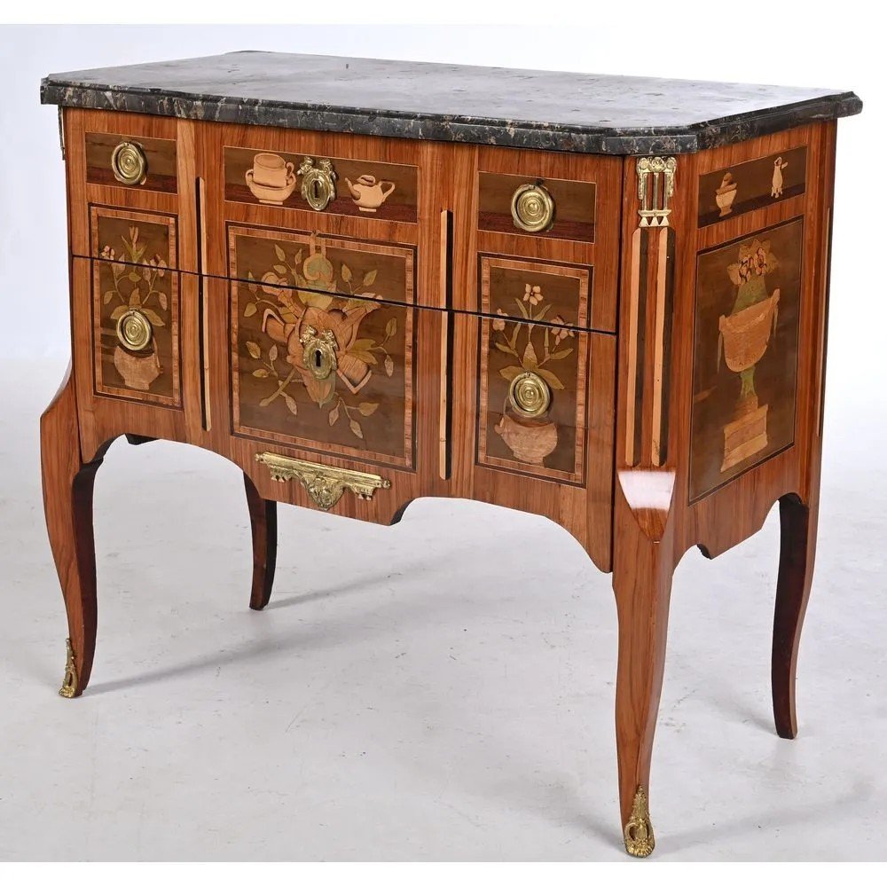 Topino Charles. (attributed To). Transitional Chest Of Drawers