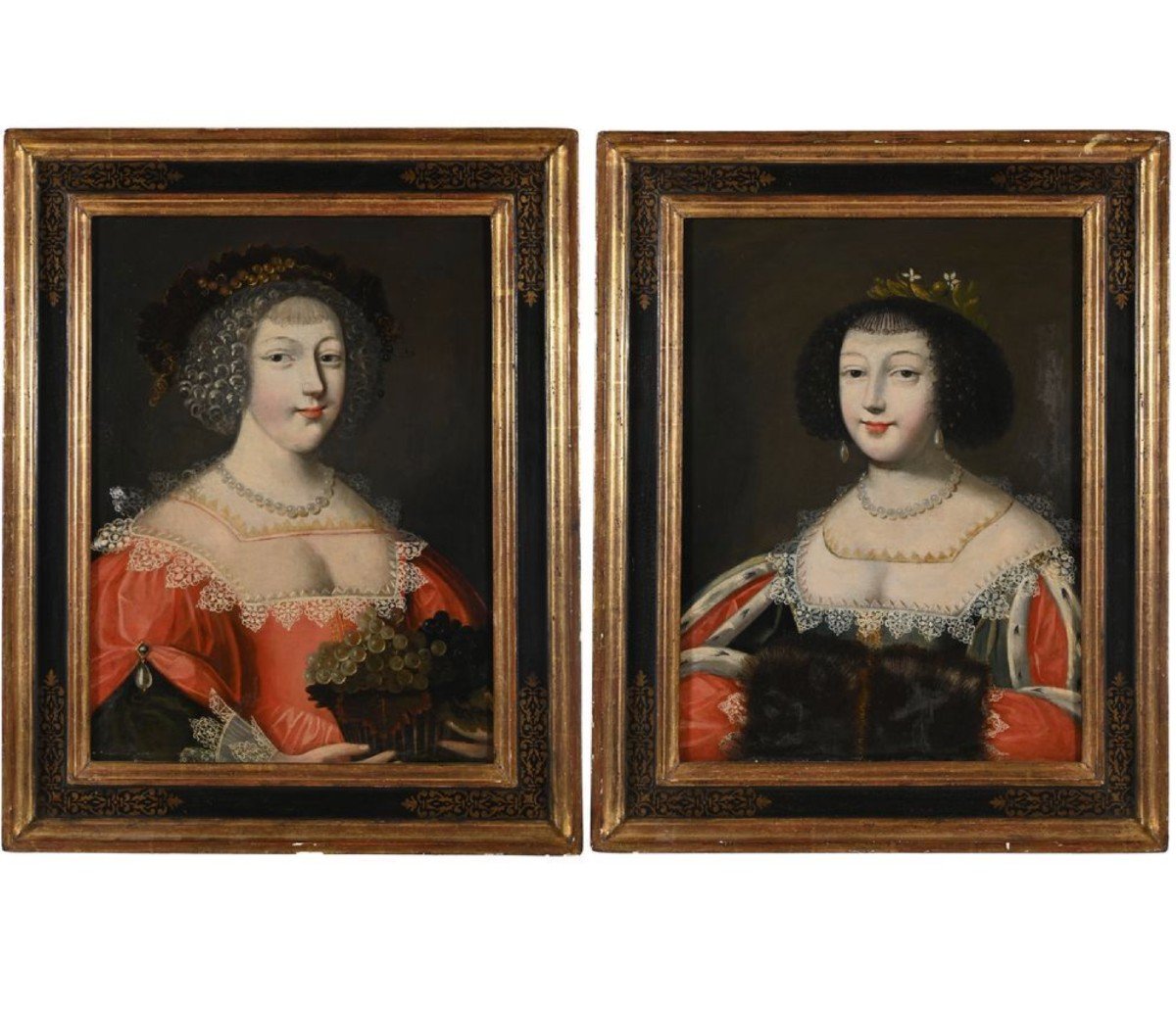 Pair Of 17th Century Portraits Attributed To Jean Ducayer