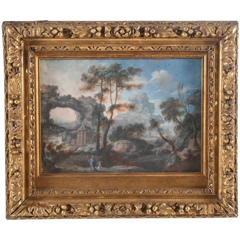 Patel Antoine Pierre Dit Le Jeune. (1648-1707). (attributed To). Antique Landscape