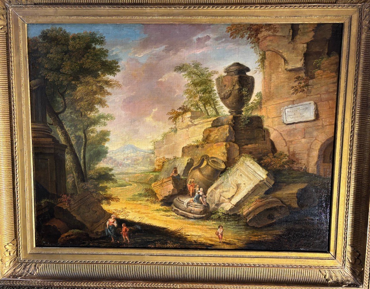 Landscape Of Ruins – 18th Century School