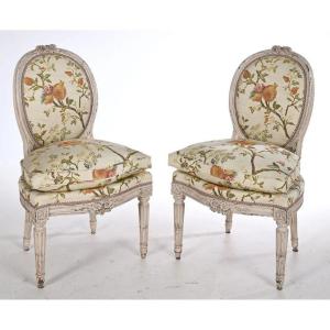 Pair Of Louis XVI Armchairs