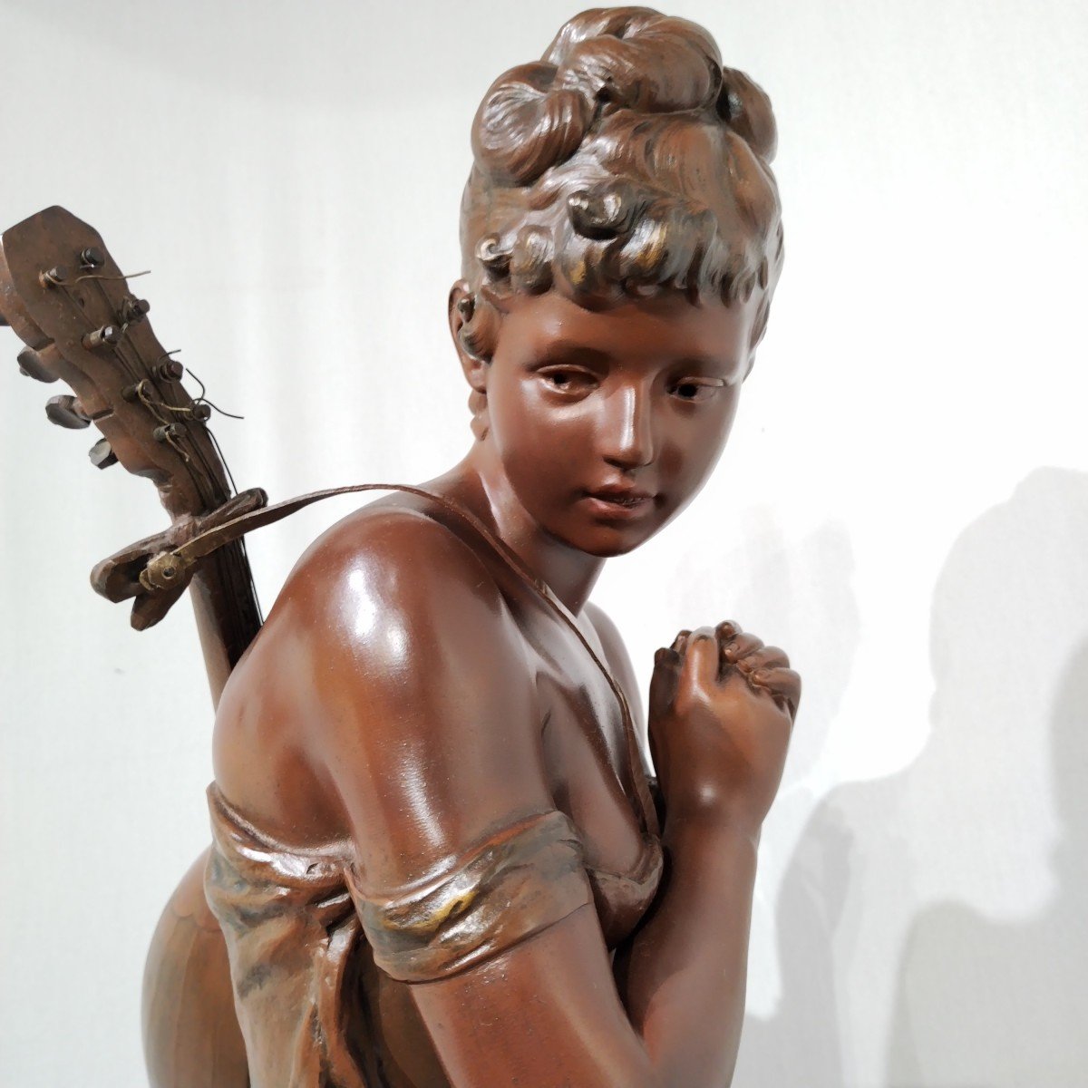  Sculpture H.moreau "la Cigale"-photo-4