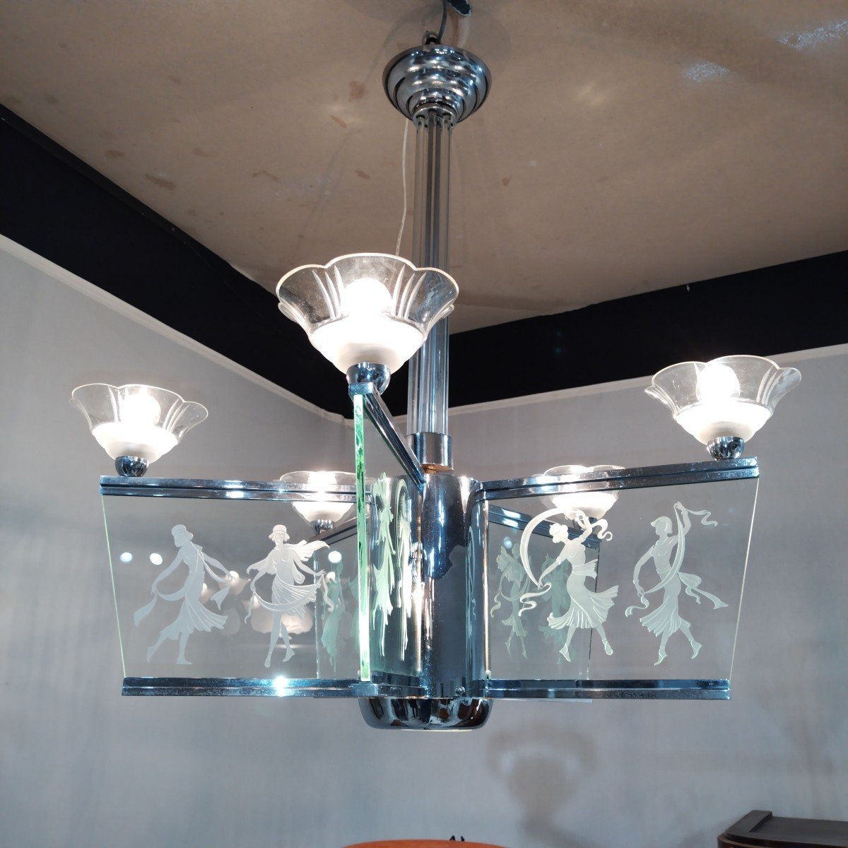 Art Deco Chandelier-photo-2