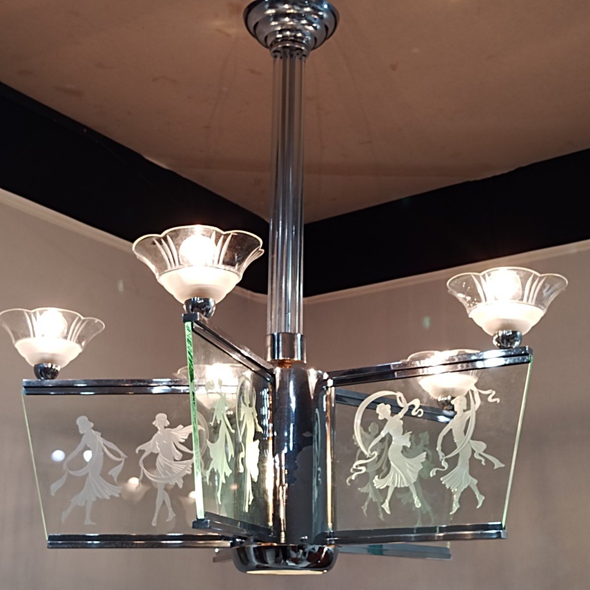 Art Deco Chandelier-photo-3