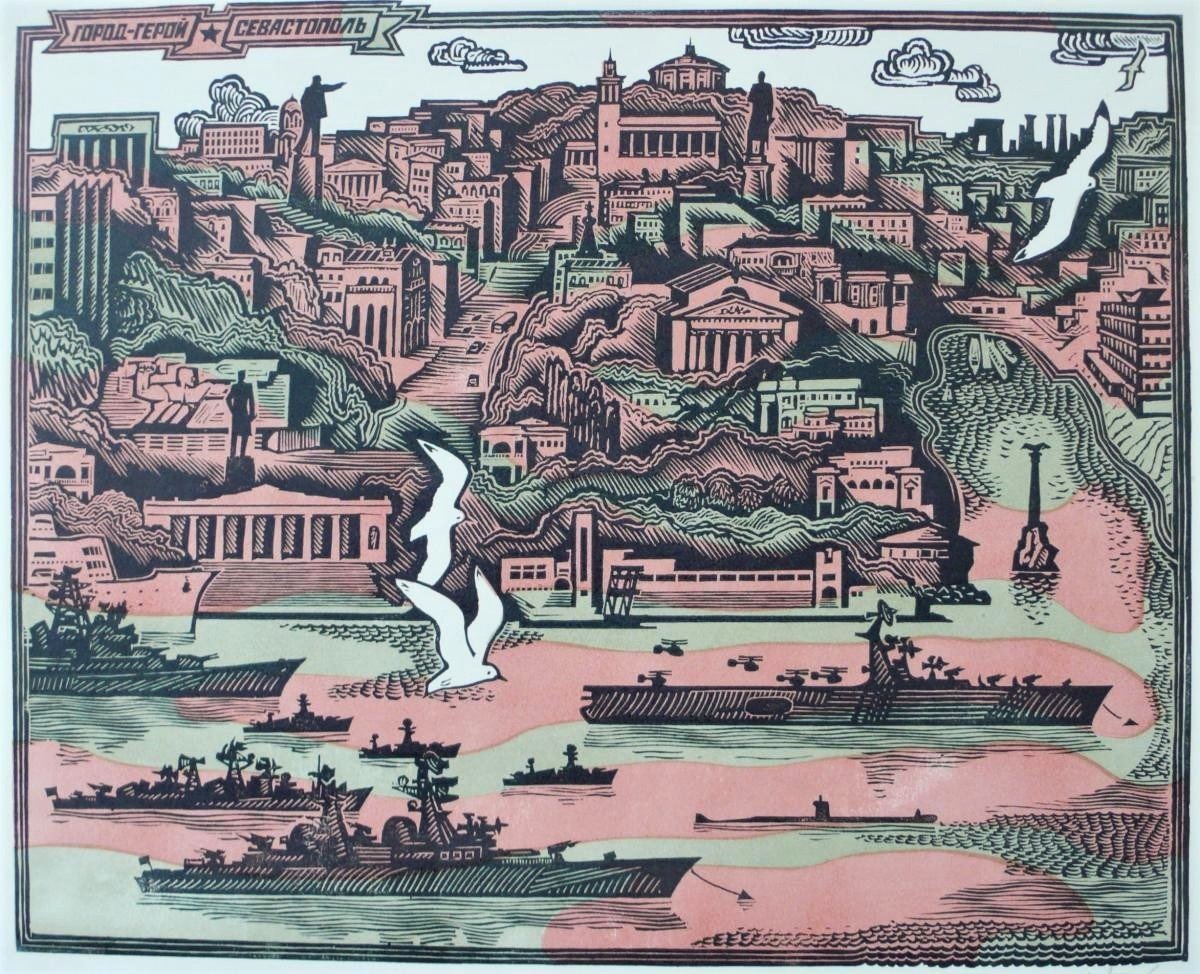 Crimea Sebastopol Woodcut-photo-4