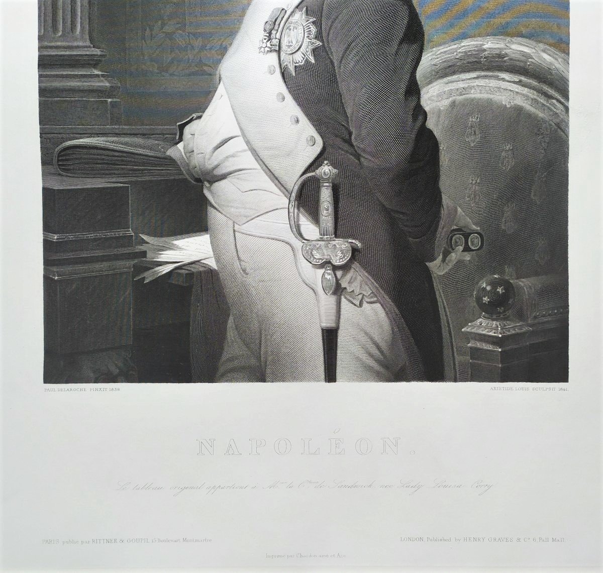 Napoleon Etching 19th C-photo-4