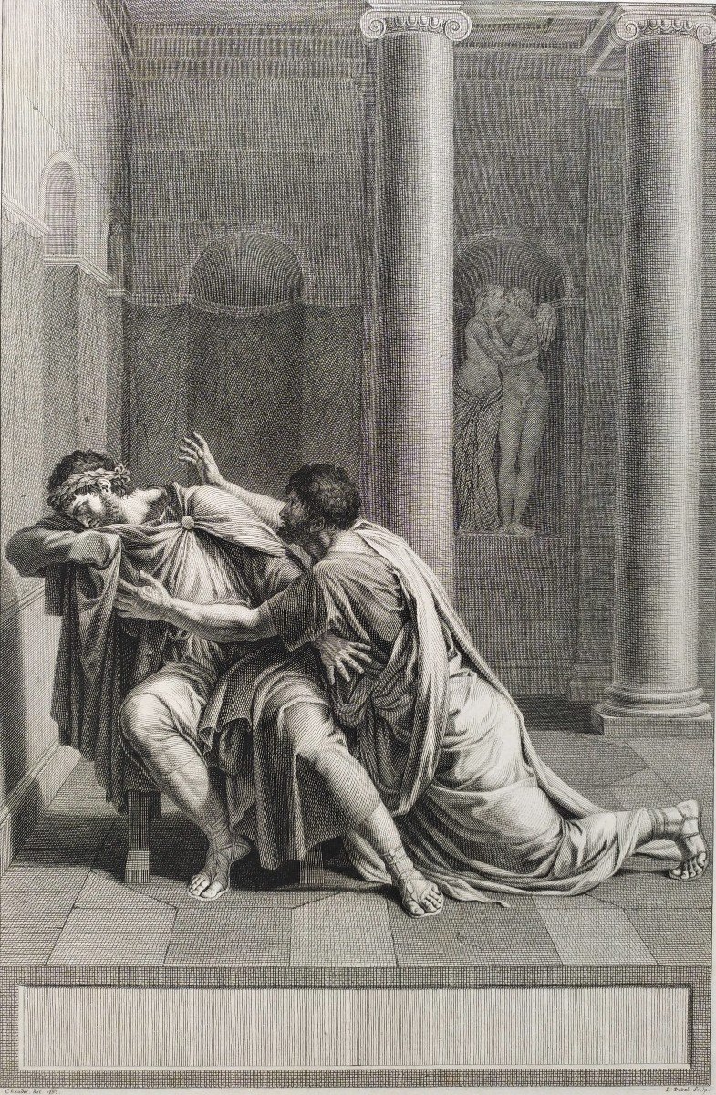Neo Classical Engraving After Antoine Denis Chaudet
