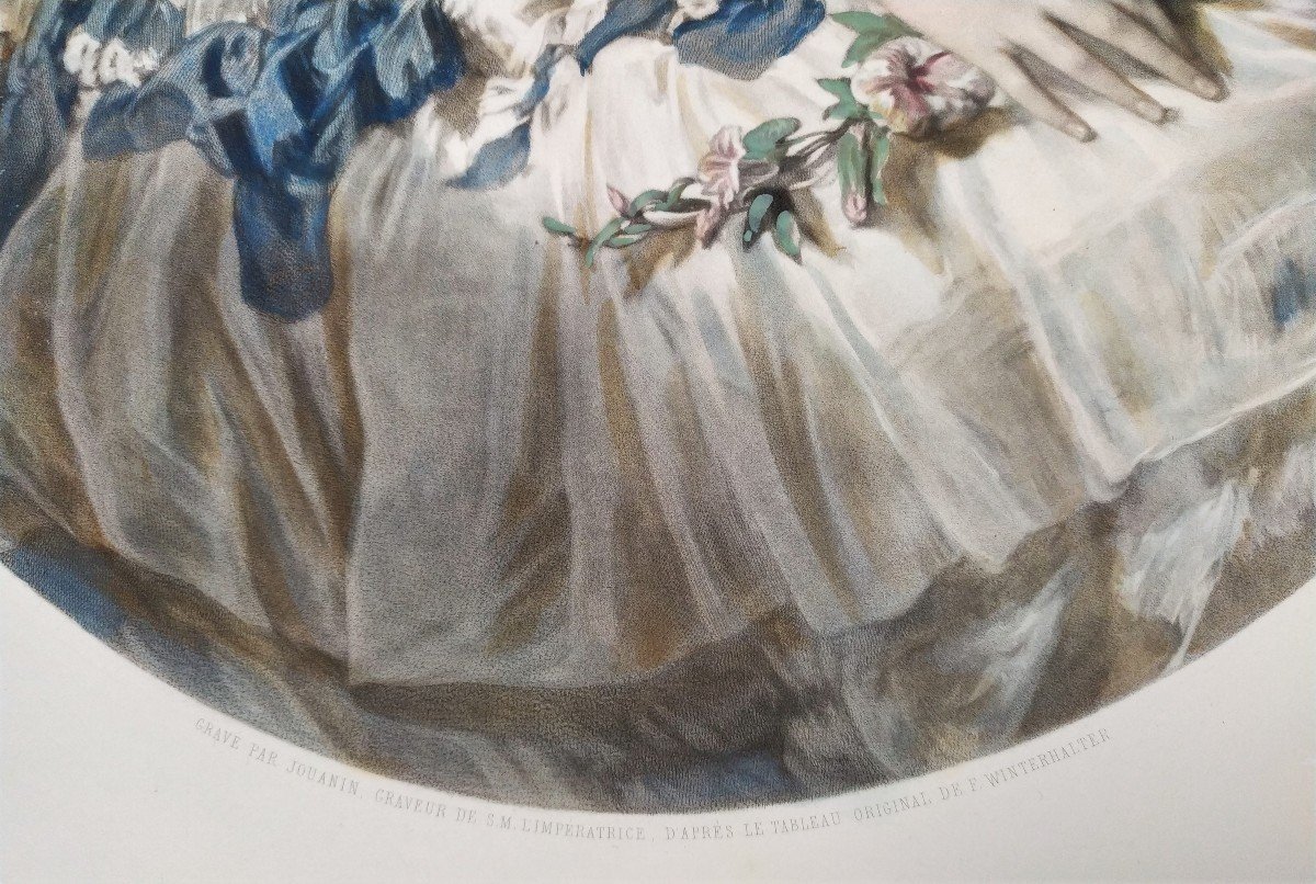 Proantic: Engravings After Winterhalter Napoleon III And Empress Eugé